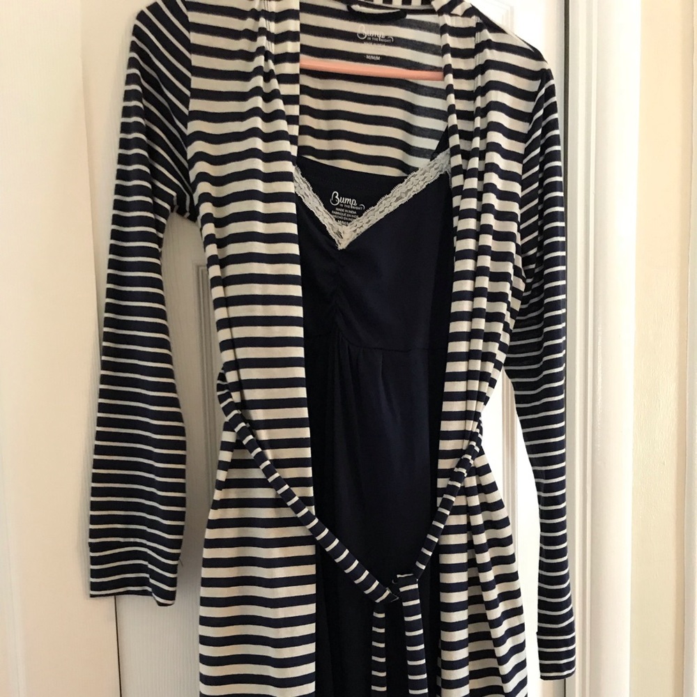 Bump Maternity night gown and robe cover